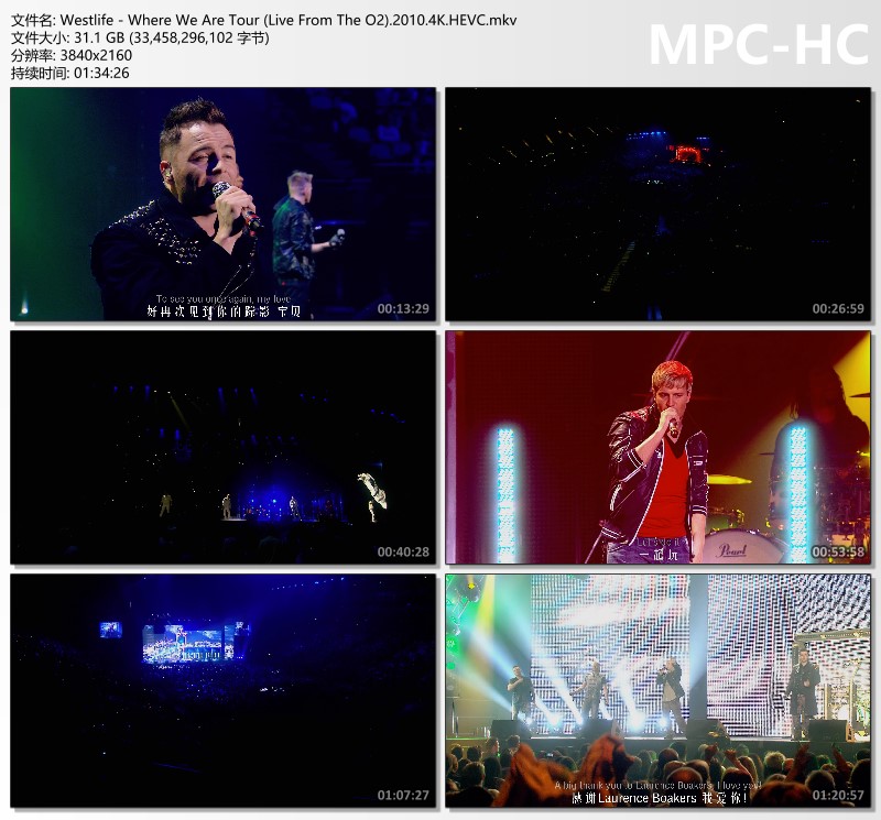 Westlife - Where We Are Tour (Live From The O2) 2010